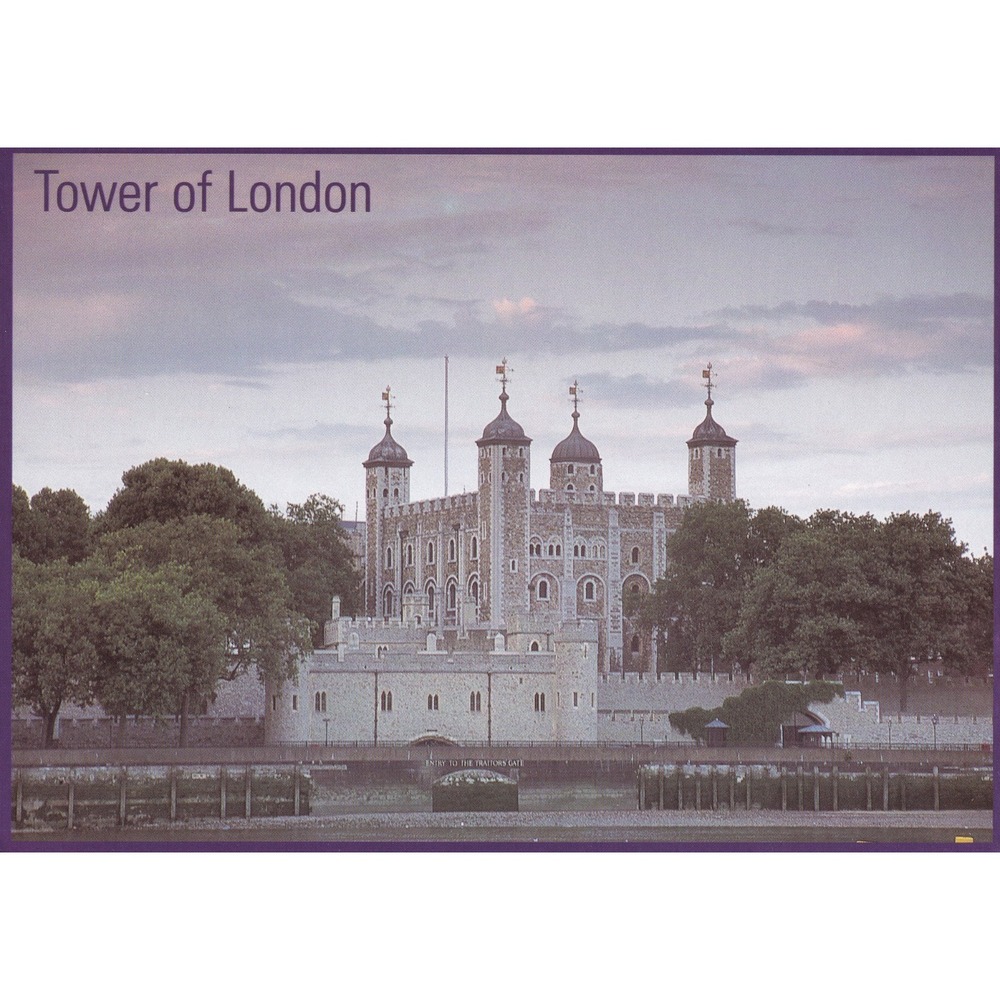 Tower of London Postcard LP228 Ludovic Cazenave Historic Medieval Travel